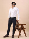 Men’s Premium White Formal Shirt with Deer Embroidery (Copy)