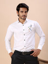 Luxury White Casual & Formal Shirt for Men