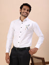 Luxury White Casual & Formal Shirt for Men